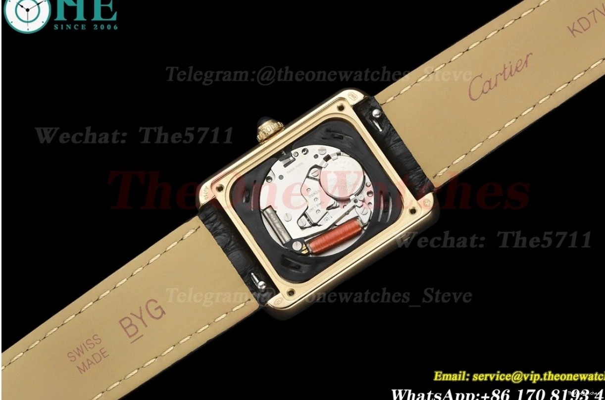 DRF Solo Dial White YG Tank Quartz 24.4mm LE 0301